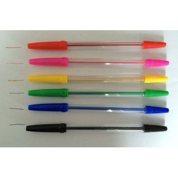 Plástico, bastão, bola, caneta, múltiplo, cores